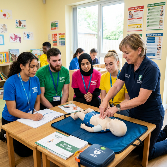 Paediatric first aid training for infants and children
