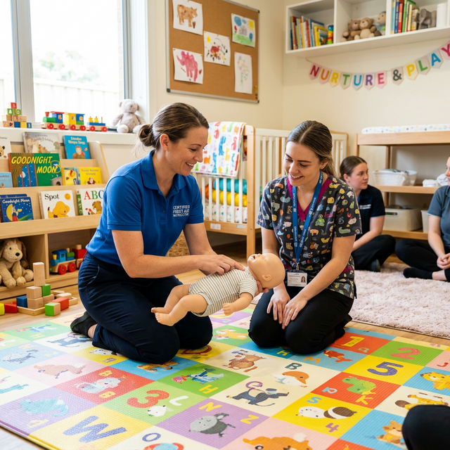 Paediatric first aid training in Hampshire